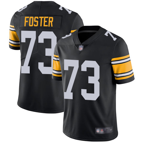 Youth Pittsburgh Steelers Football 73 Limited Black Ramon Foster Alternate Vapor Untouchable Nike NFL Jersey